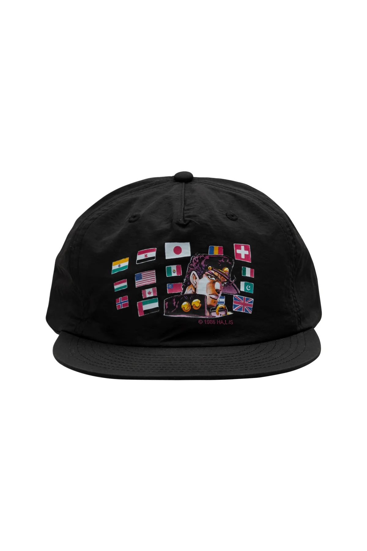 JoJo's Bizarre Adventure Stardust Crusaders Unstructured Hat - Black 1 JoJo's Bizarre Adventure Stardust Crusaders Unstructured Hat - Black