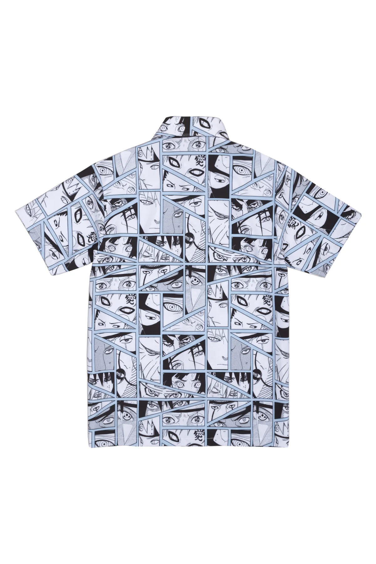 Naruto AOP Button Up Shirt - Light Blue 2 Naruto AOP Button Up Shirt - Light Blue