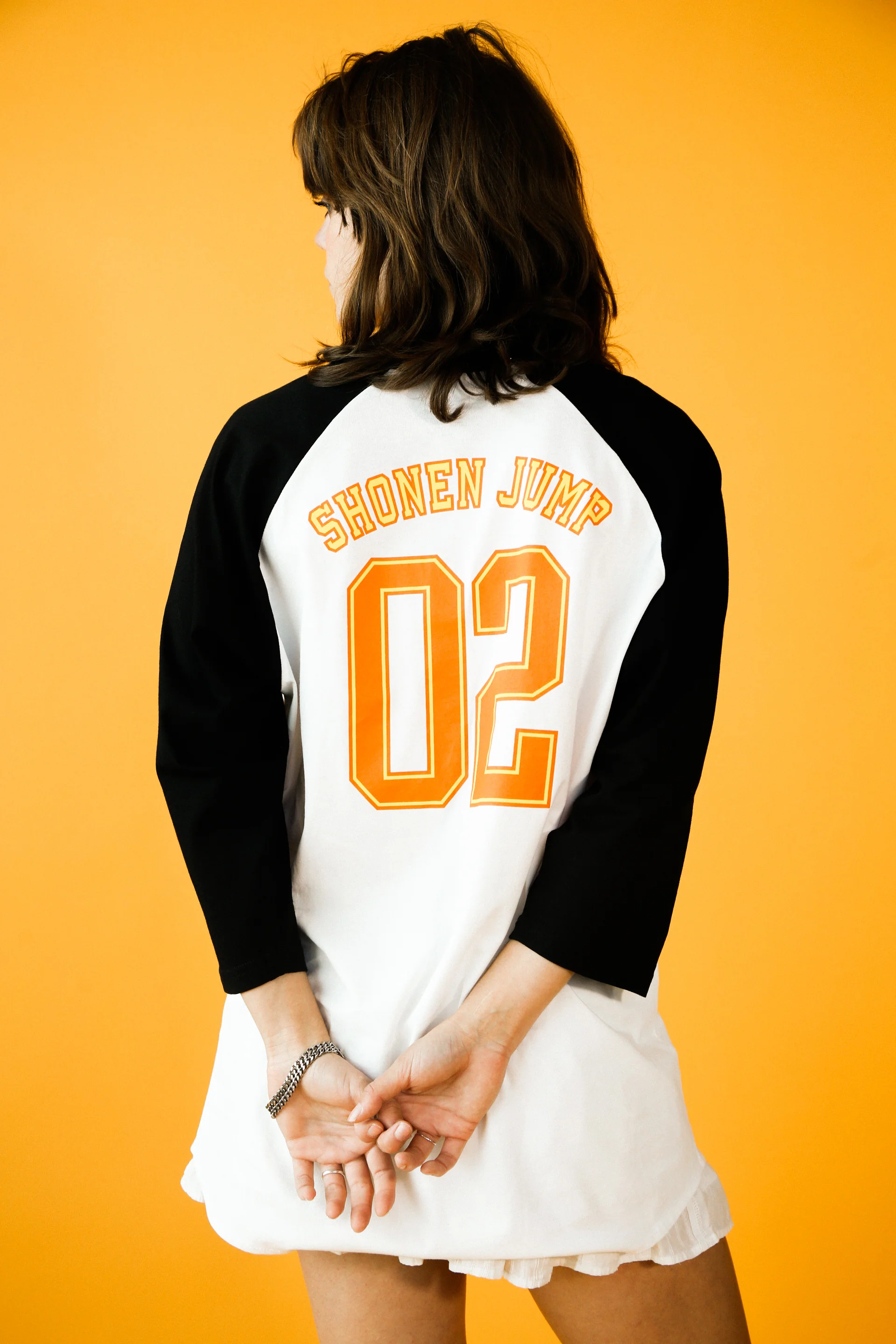Shonen Jump Long 3/4 Sleeve Tee - White
