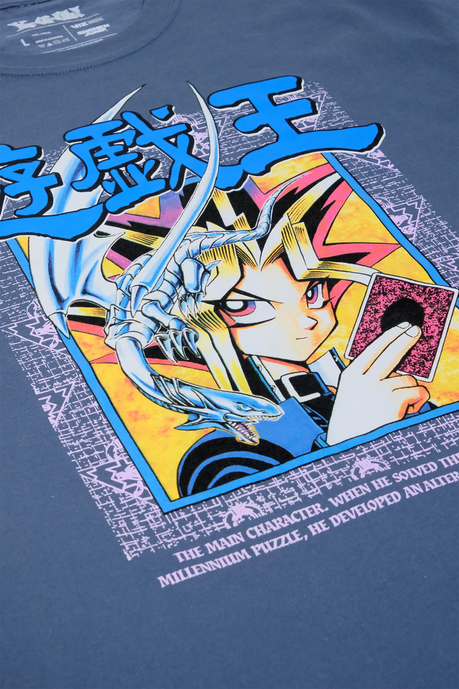 Yu-Gi-Oh! Yugi King of Games Tee - Steel Blue 6 Yu-Gi-Oh! Yugi King of Games Tee - Steel Blue