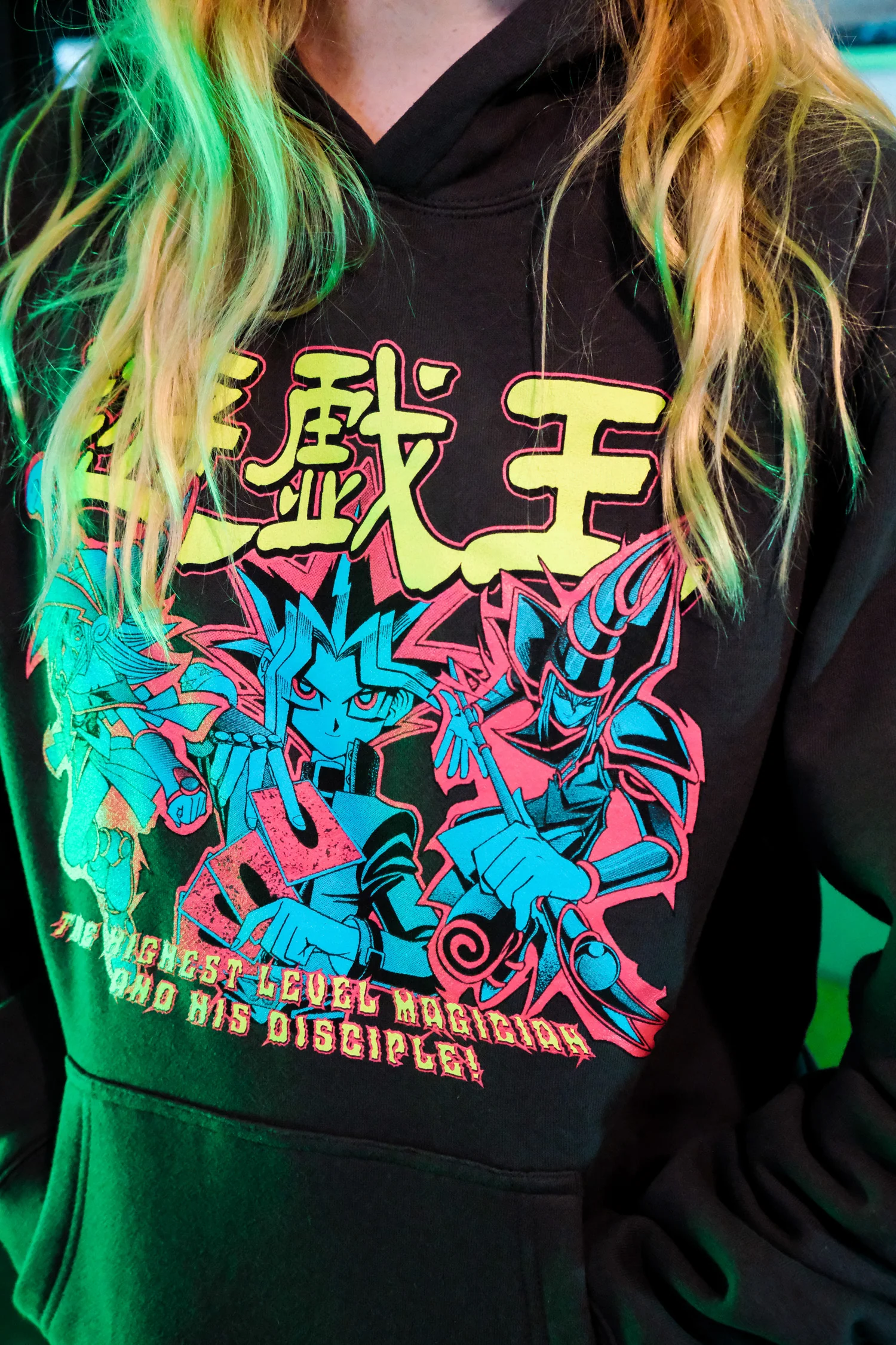 Yu-Gi-Oh! Dark Magicians Pull Over Hoodie - Bristol Black