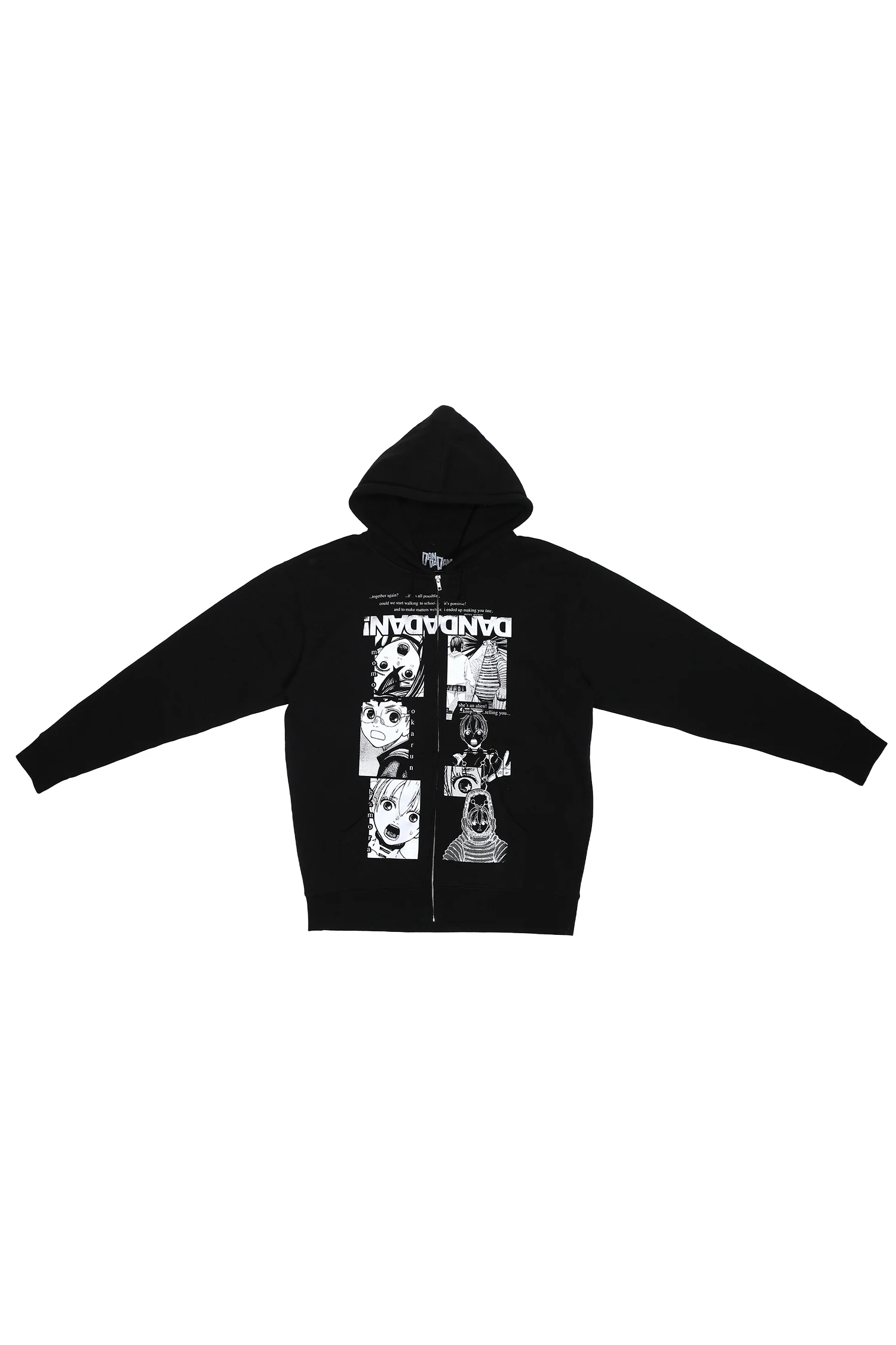 DDD Beware the Aliens Zip Hoodie - Black 4 DDD Beware the Aliens Zip Hoodie - Black