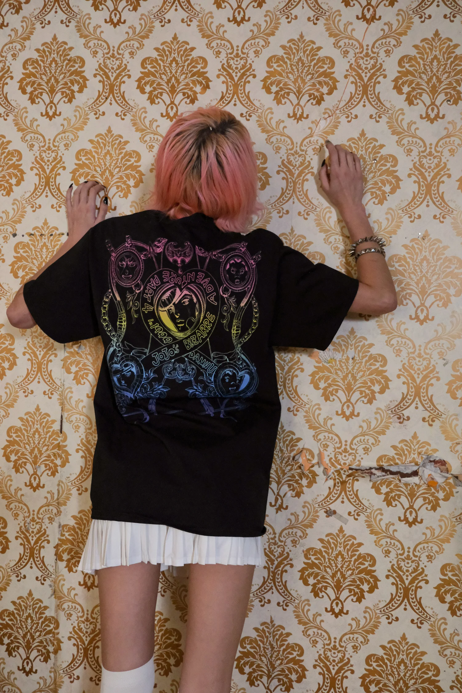JoJo's Bizarre Adventure Pt. 4-6: Diamond is Unbreakable Adventure Tee - Black 1 JoJo's Bizarre Adventure Pt. 4-6: Diamond is Unbreakable Adventure Tee - Black