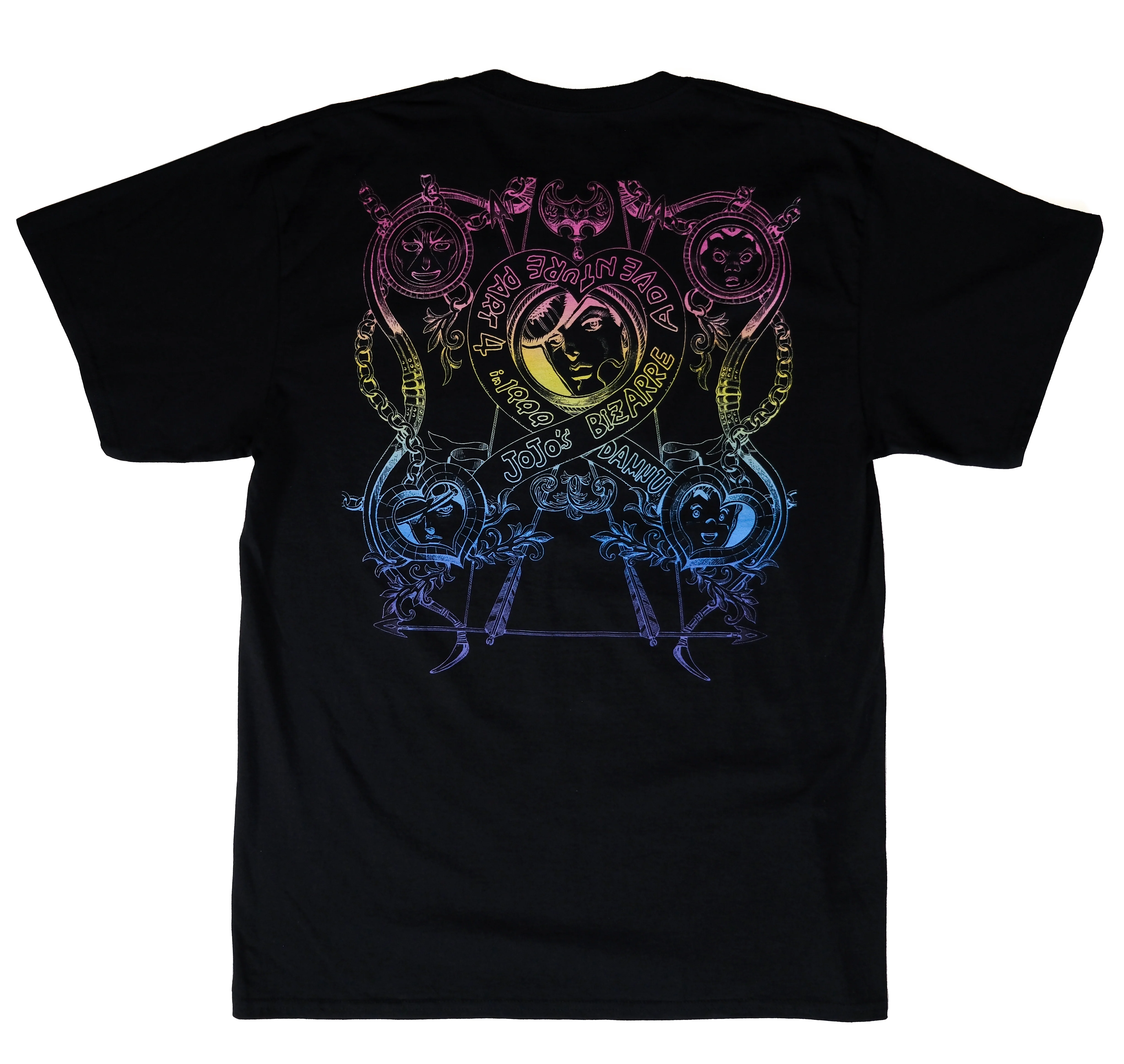JoJo's Bizarre Adventure Pt. 4-6: Diamond is Unbreakable Adventure Tee - Black 4 JoJo's Bizarre Adventure Pt. 4-6: Diamond is Unbreakable Adventure Tee - Black