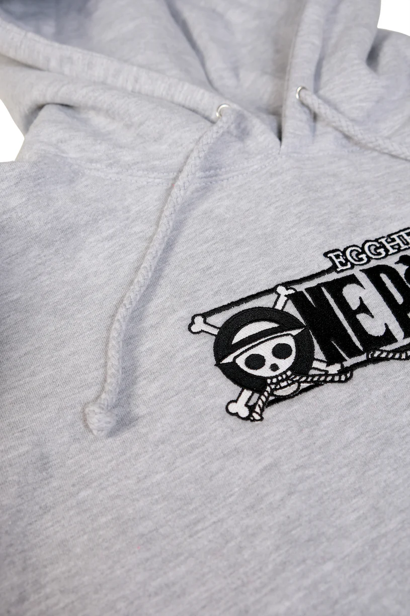 One Piece Egghead Adventures Pullover Hoodie - Grey Heather 5 One Piece Egghead Adventures Pullover Hoodie - Grey Heather
