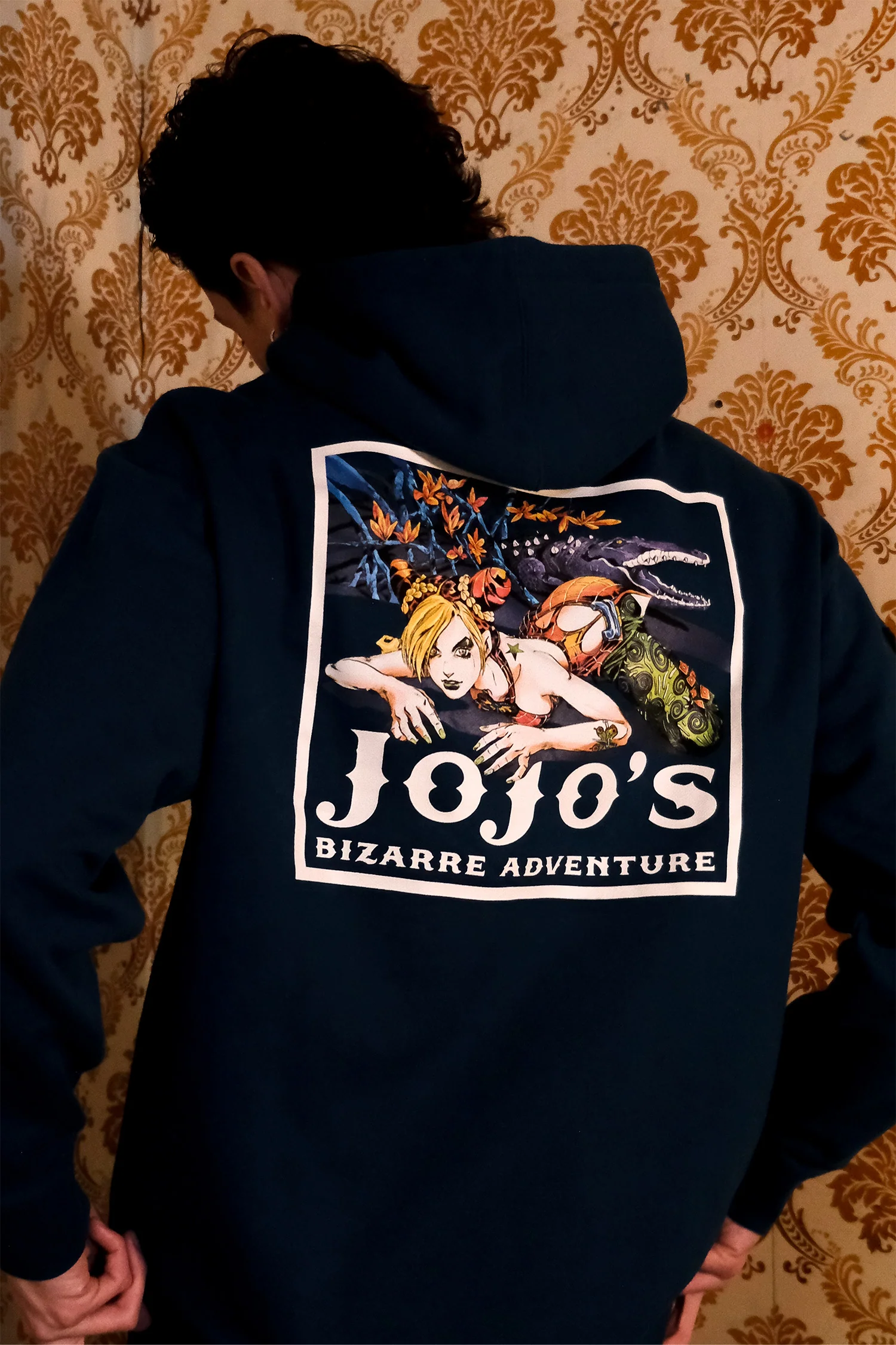 JoJo's Bizarre Adventure: Part 6 Stone Ocean Pull Over Hoodie - Posideon Blue 1 JoJo's Bizarre Adventure: Part 6 Stone Ocean Pull Over Hoodie - Posideon Blue