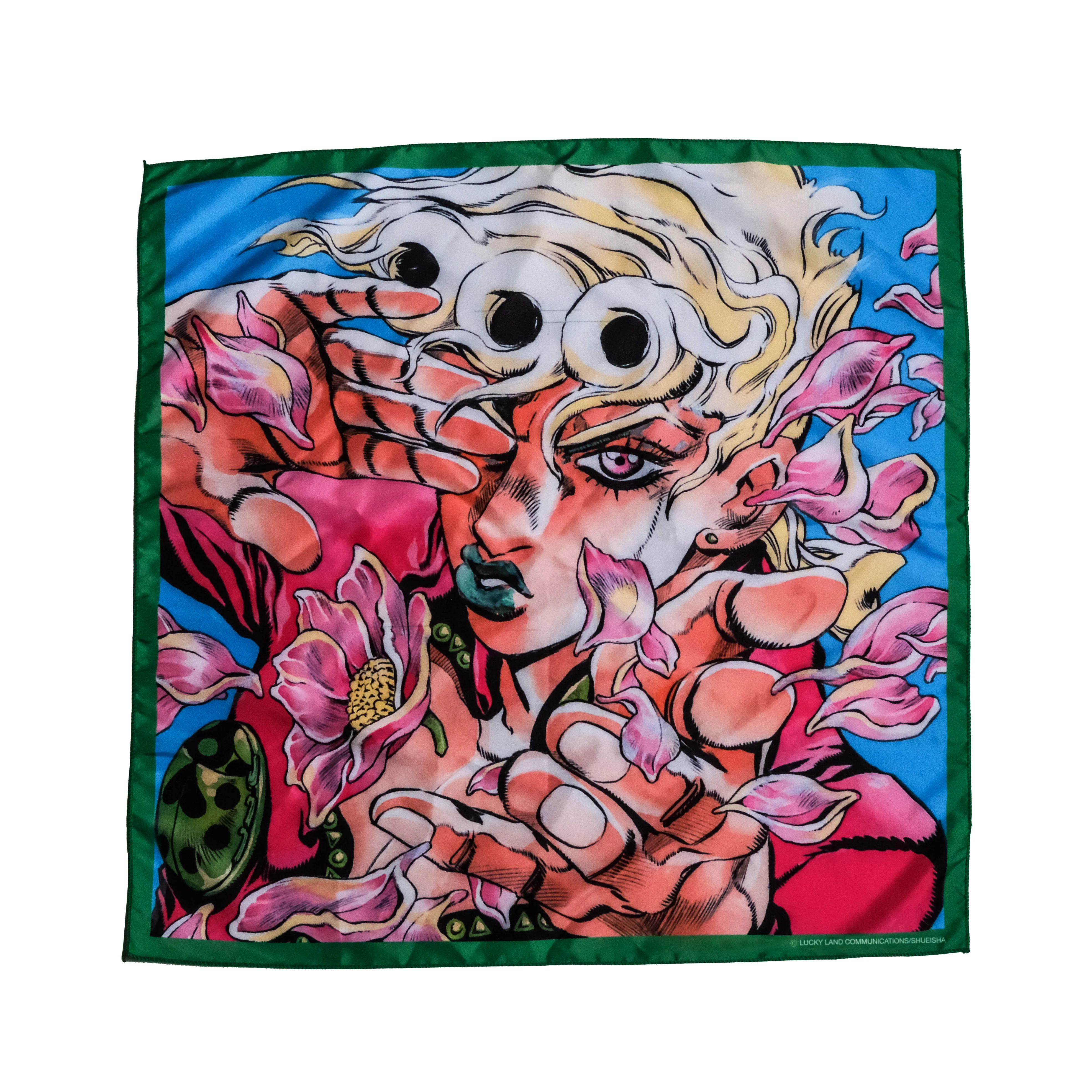 JoJo's Bizarre Adventure: Part 5 Golden Wind Giorno Bandana - Blue/Green 2 JoJo's Bizarre Adventure: Part 5 Golden Wind Giorno Bandana - Blue/Green
