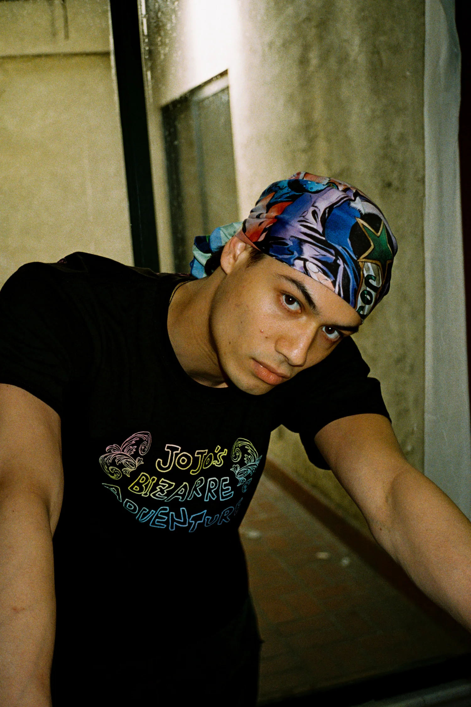 JoJo's Bizarre Adventure: Part 6 Stone Ocean Jolyne Bandana - Green/Purple 2 JoJo's Bizarre Adventure: Part 6 Stone Ocean Jolyne Bandana - Green/Purple