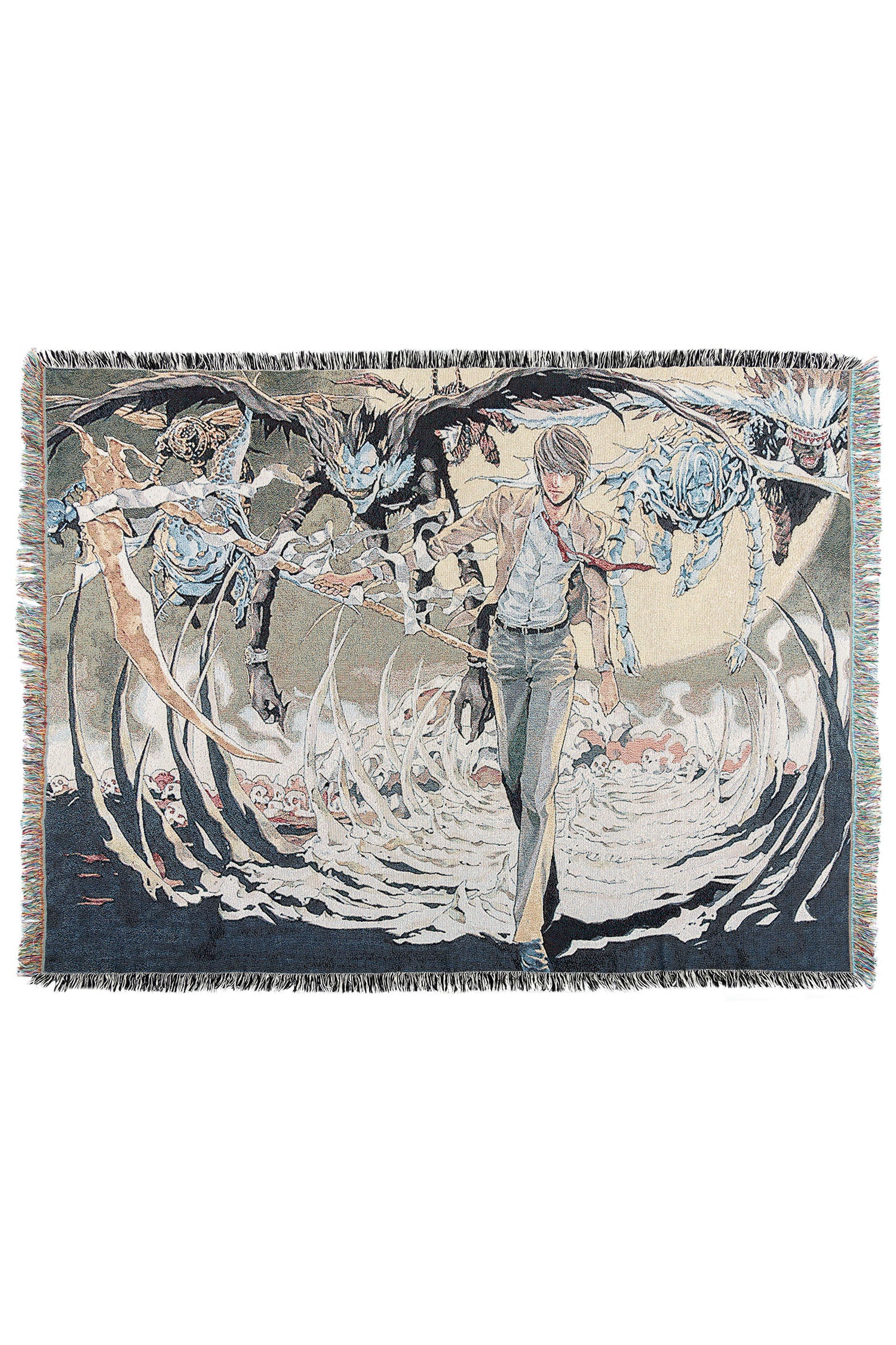 Death Note Shinigami Woven Tapestry Blanket 2 Death Note Shinigami Woven Tapestry Blanket