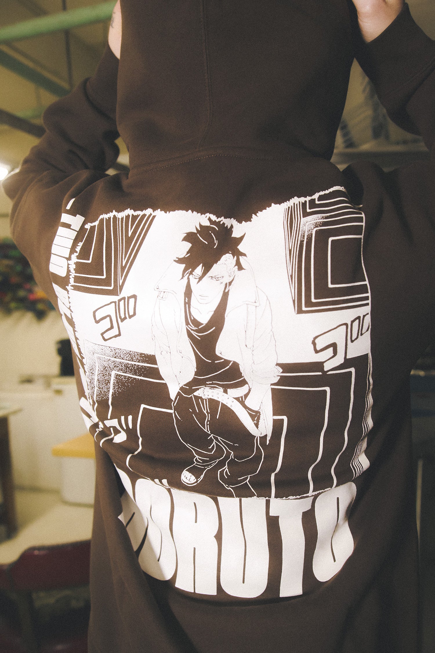 Boruto: Two Blue Vortex Kawaki Eyes Hoodie - Brown 3 Boruto: Two Blue Vortex Kawaki Eyes Hoodie - Brown
