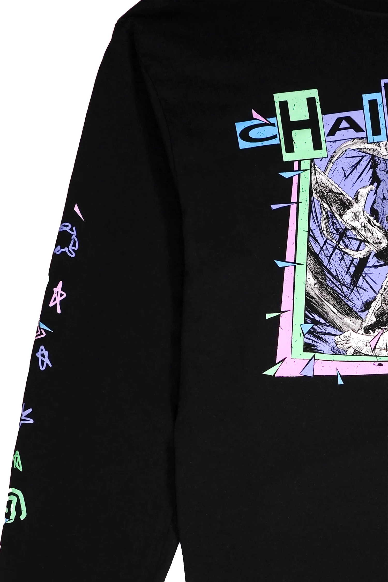 Chainsaw Man Denji Surf LS Tee - Black