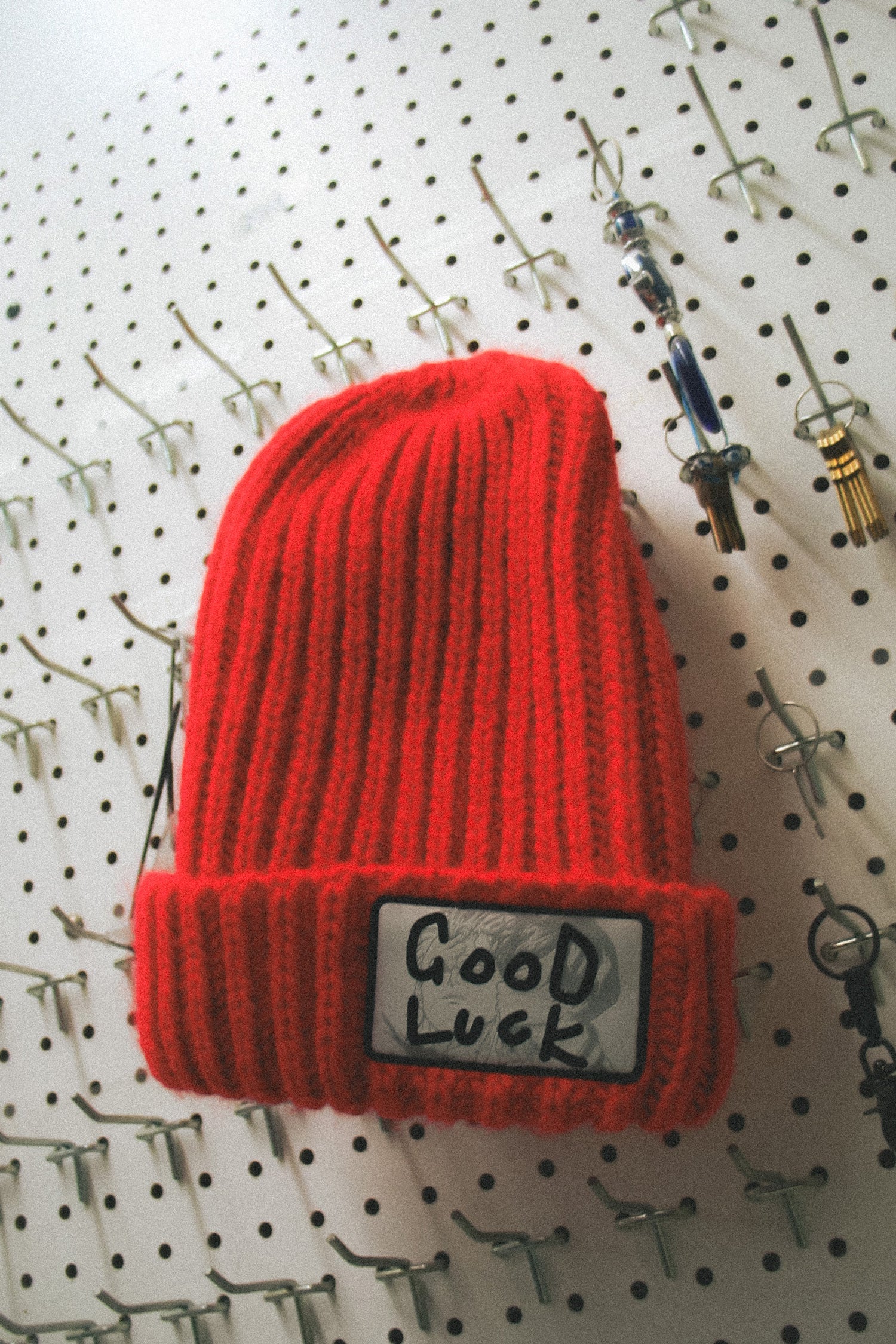 Undead Unluck Good Luck Beanie - Red 2 Undead Unluck Good Luck Beanie - Red