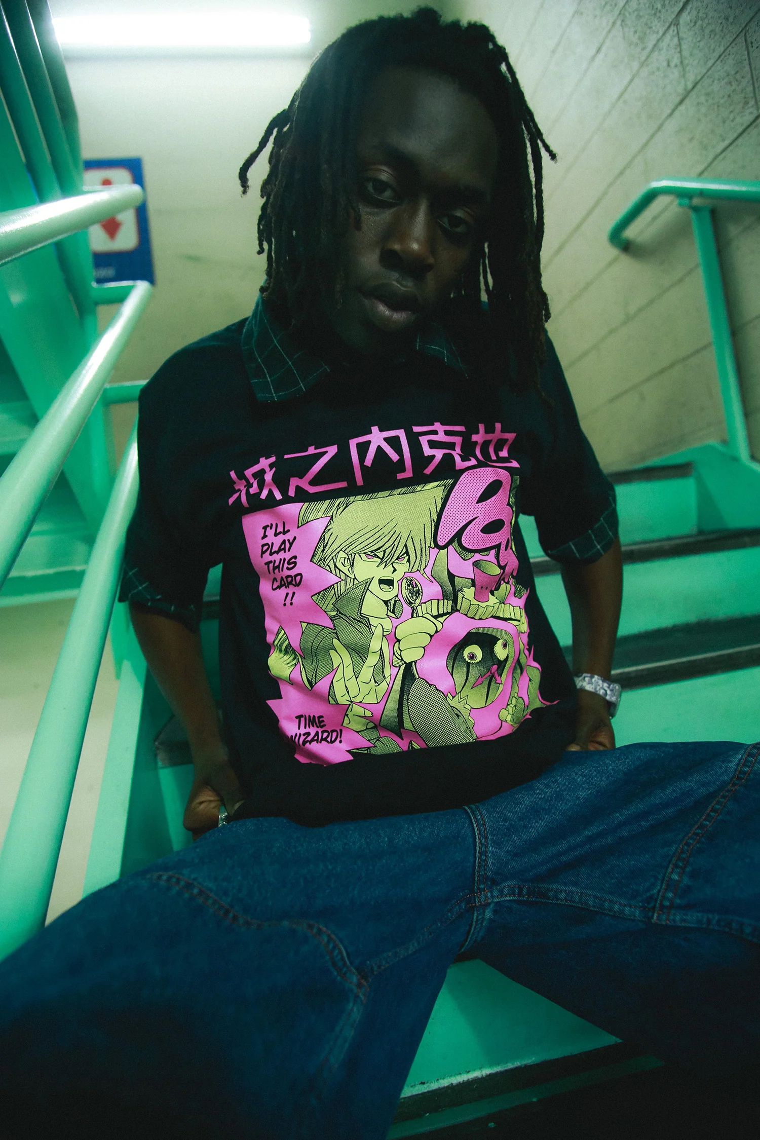 Yu-Gi-Oh! Time Wizard Tee - Black 3 Yu-Gi-Oh! Time Wizard Tee - Black